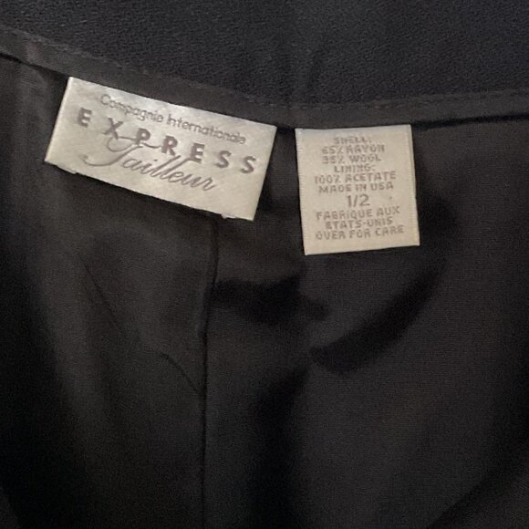 Compagnie Internationale Express Tailleur 100% wool pant suit - Picture 9 of 10